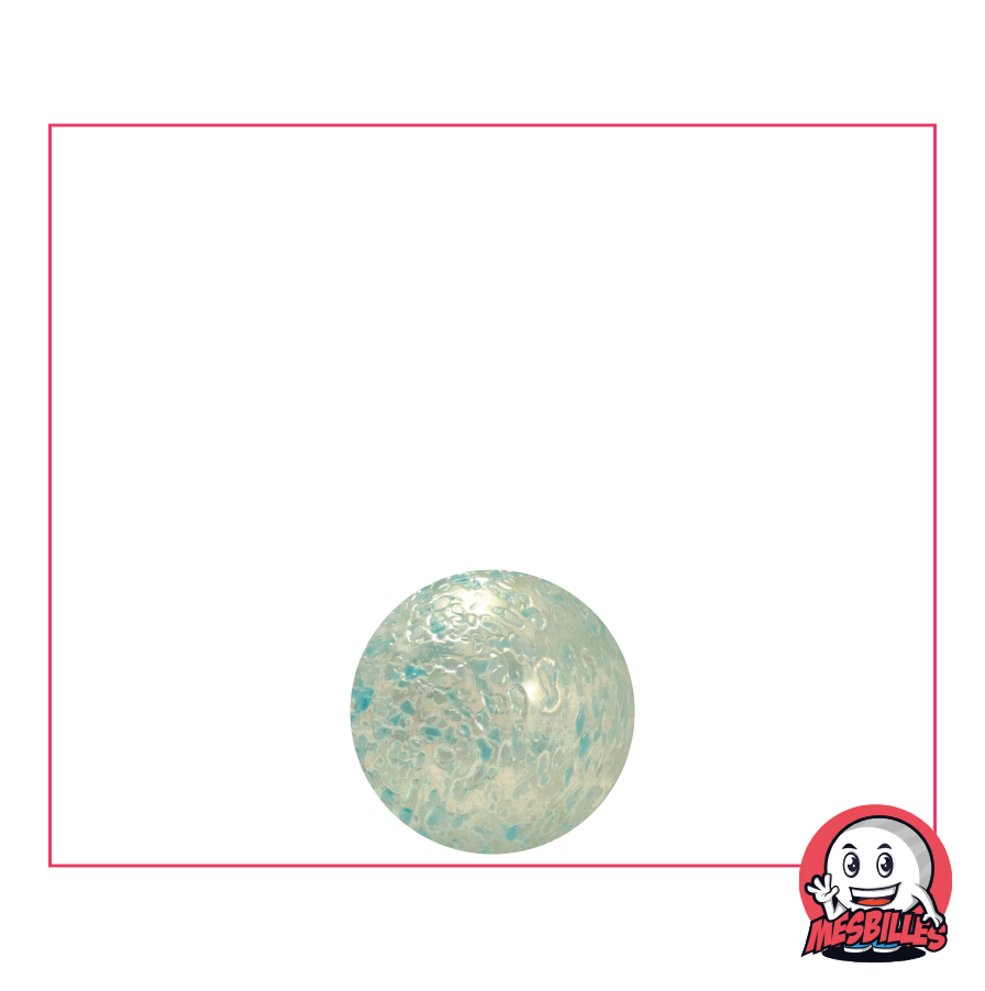 1 Bille Pépite Bleu 12 mm