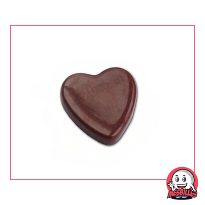 1 Bille Coeur Perle Chocolat extra plate