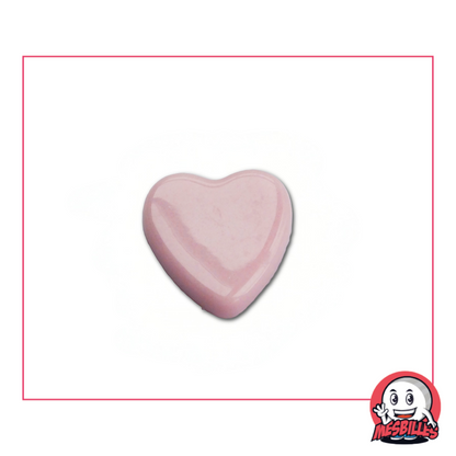 1 Bille Coeur Perle Rose extra plate