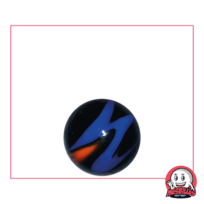 Biglia Diabolic Blu 16 mm, enigmatica nera striata di blu per i futuri Sherlock Holmes
