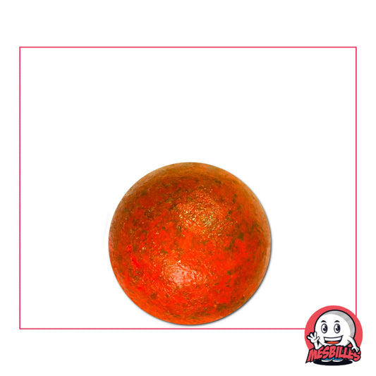 Bille en terre rouge 16 mm ; pièce artisanale française à la texture mate et au charme traditionnel