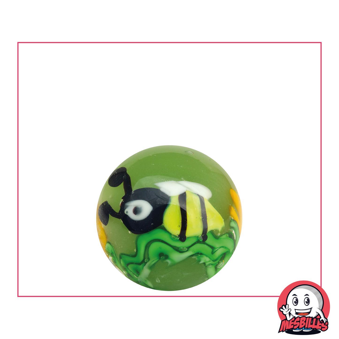 1 Bille Art Abeille 22 mm