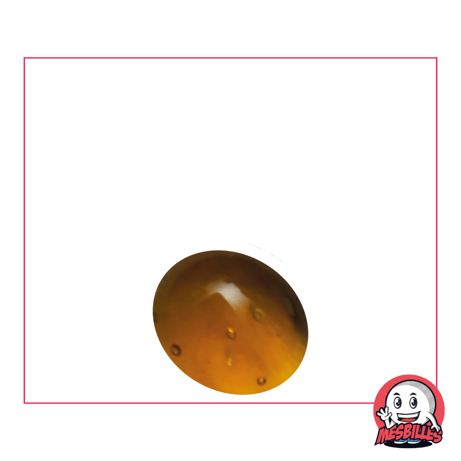 1 Bille Plate Loupe Ambre-Nuit 18 mm