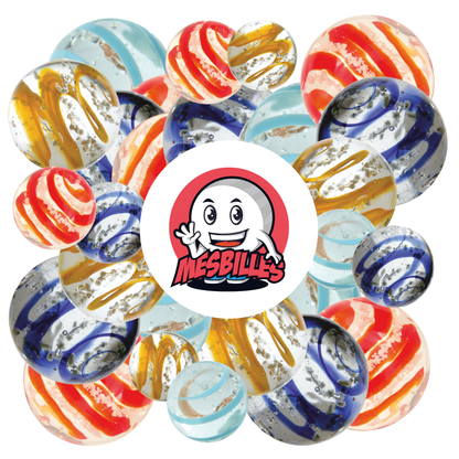 1 Bille Art Tourbillon Phosphorescent Bleu Clair 16 mm