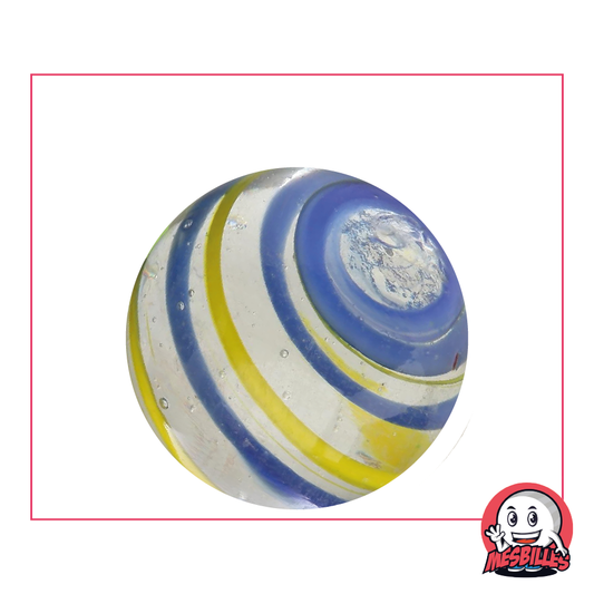 1 Bille Cyclone Vert et Bleu 35 mm KimPlay Collector