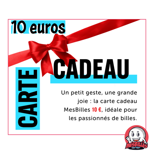 Un piccolo gesto, una grande gioia: la carta regalo ideale per gli appassionati di biglie.