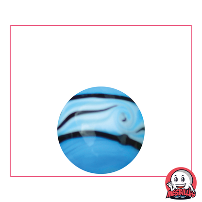 1 Bille Art Hawaï Bleu Clair 22 mm
