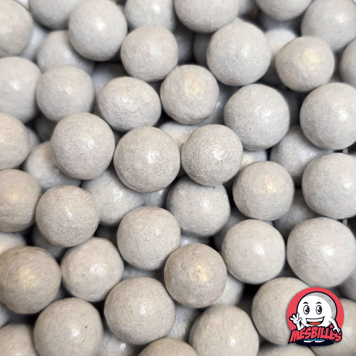 1 Mini-Bille en Terre Blanc 10 mm