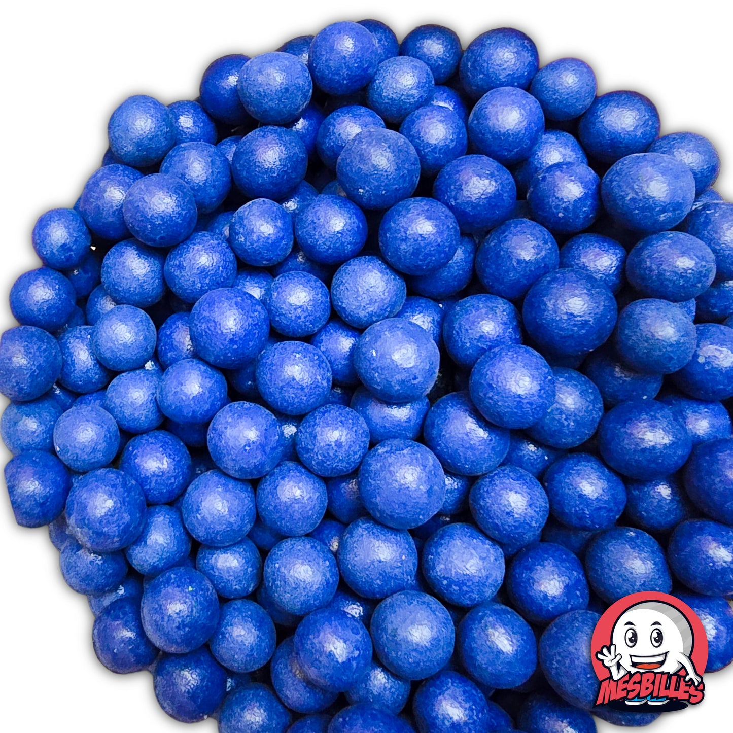 1 Mini-Bille en Terre Bleu 10 mm