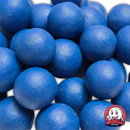 Billes en terre bleues 16 mm ; fabrication artisanale française avec texture mate et charme traditionnel