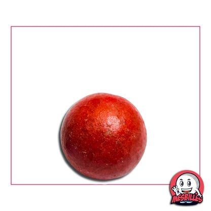 Bille en terre rouge 16 mm ; pièce artisanale française à la texture mate et au charme traditionnel